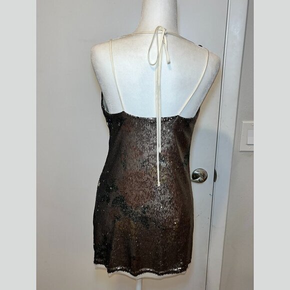 Free People  Sequin Sleeveless Shift Dress Women’s Size S - Picture 6 of 11